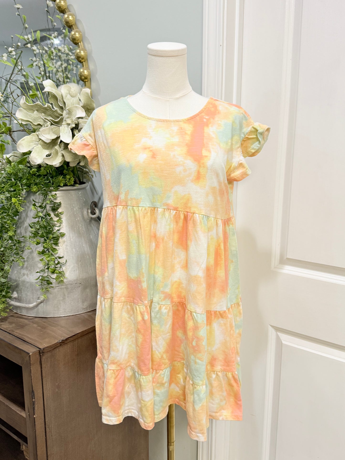 Womens True Craft Tie Dye Dress Small EUC