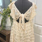 Womens Like Love Cream Dress 1X EUC