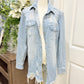 Womens American Bazi Denim Jacket Size Small EUC