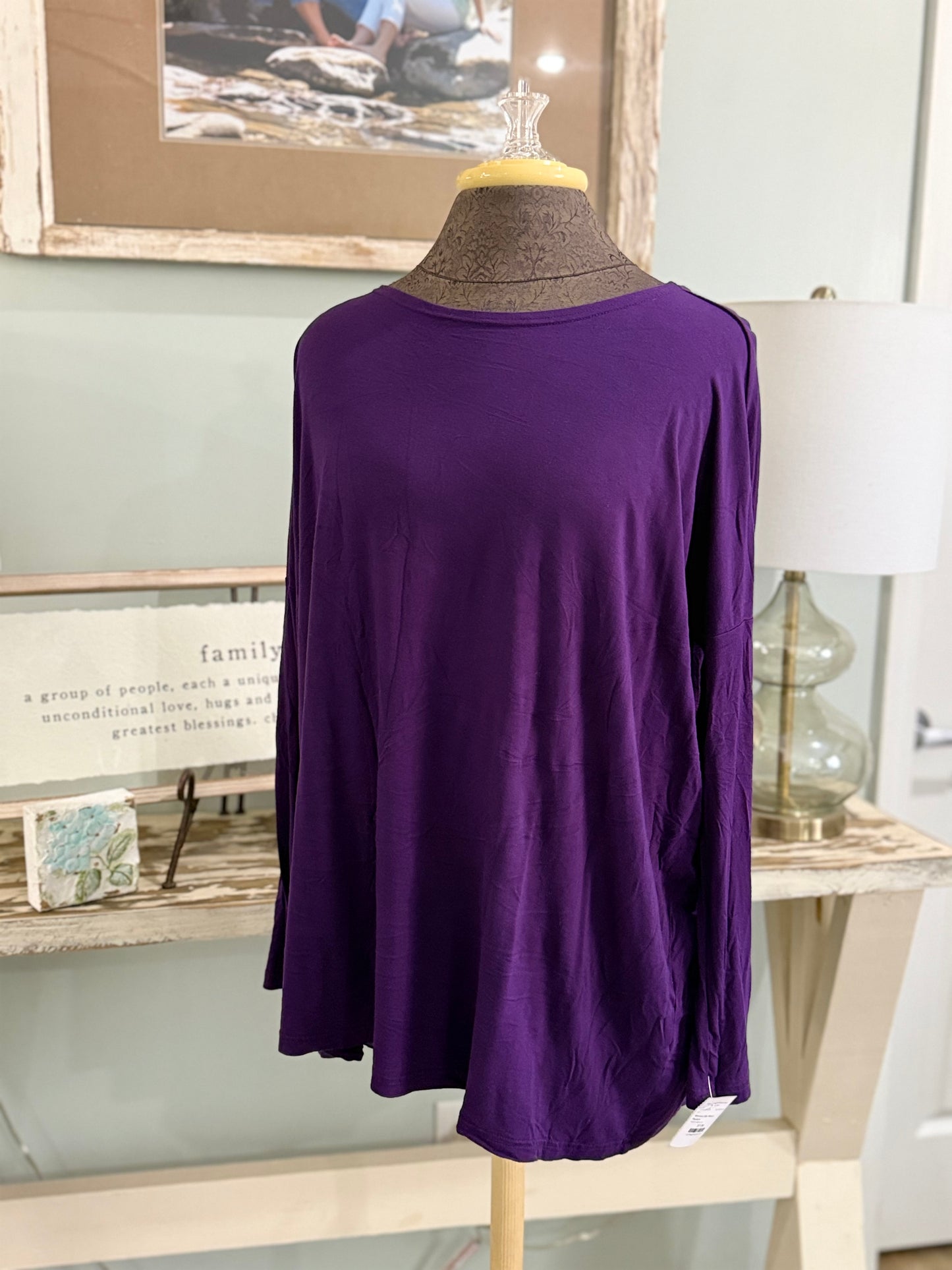 Womens Piko Blouse Medium