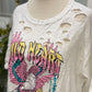 Womens Blue Buttercup Tshirt Size Large