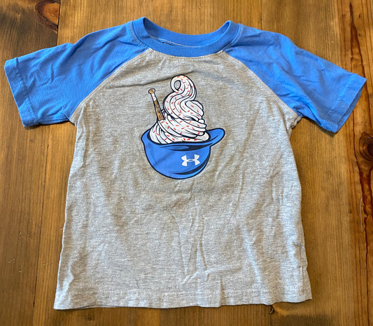 Boys Under Armour Ice Cream Tshirt Sz 4T