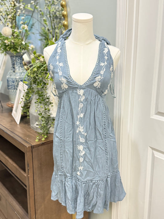 Womens Jessica Simpson Chambray Dress XS NWT