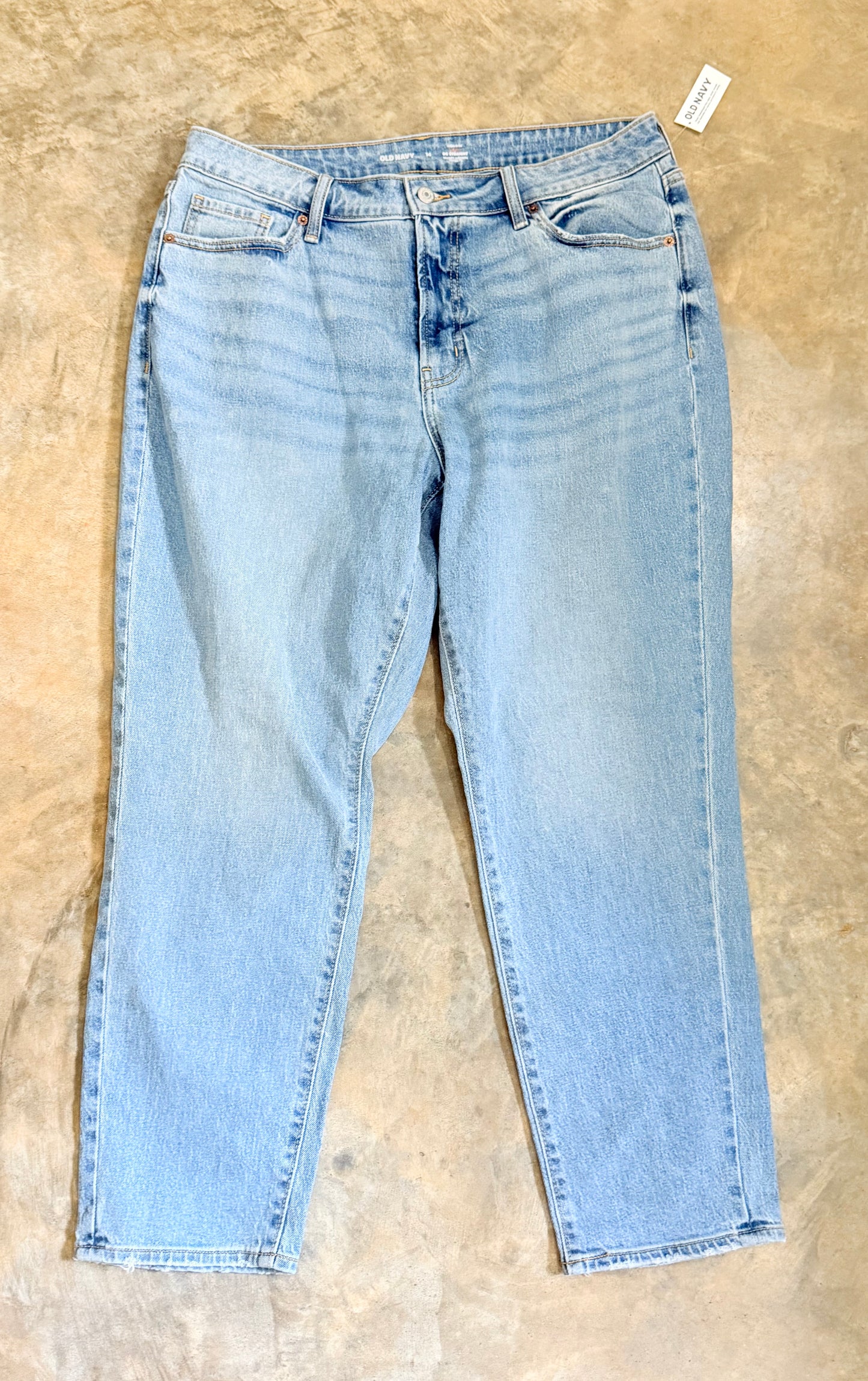 Womens Old Navy OG Straight Jeans Size 14 NWT