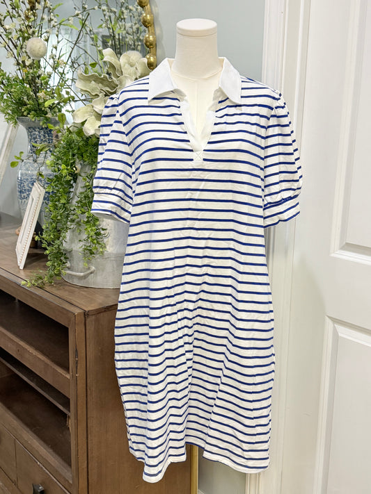 Womens Zesica Stripe Dress Size XL EUC
