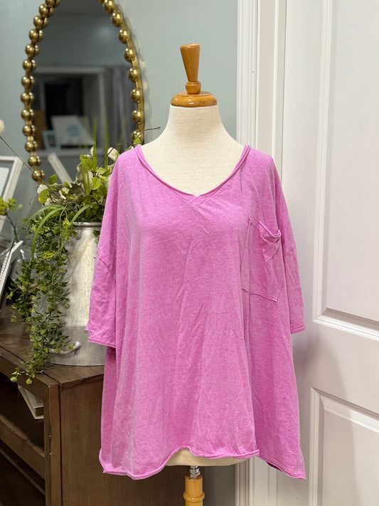 Womens Zenana Tshirt Blouse Size 3X