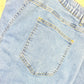Womens Pull On Wide Leg Jeans Size 14 EUC