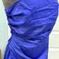 Womens Do+Be Navy Satin Dress Large EUC