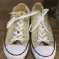 Womens Gold Converse Sneakers Size 10