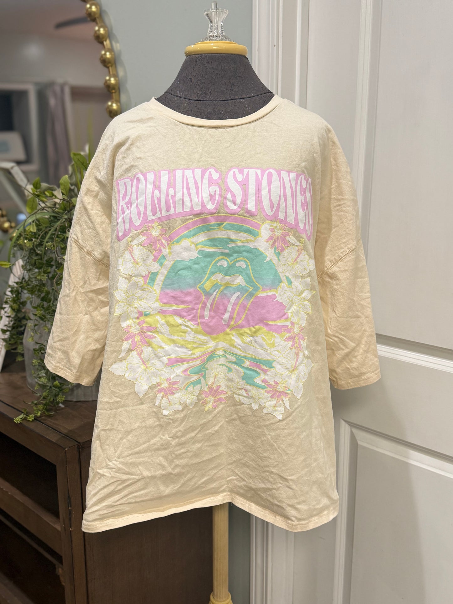 Womens Rolling Stones Tshirt Large Oversized