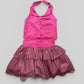 Girls Evie's Backyard Metallic 2pc Skirt Set Size 8 EUC