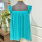 Womens And The Why Tulle Blouse 1X & 3X NWT