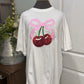 Womens Cherry Sequins Tee XL