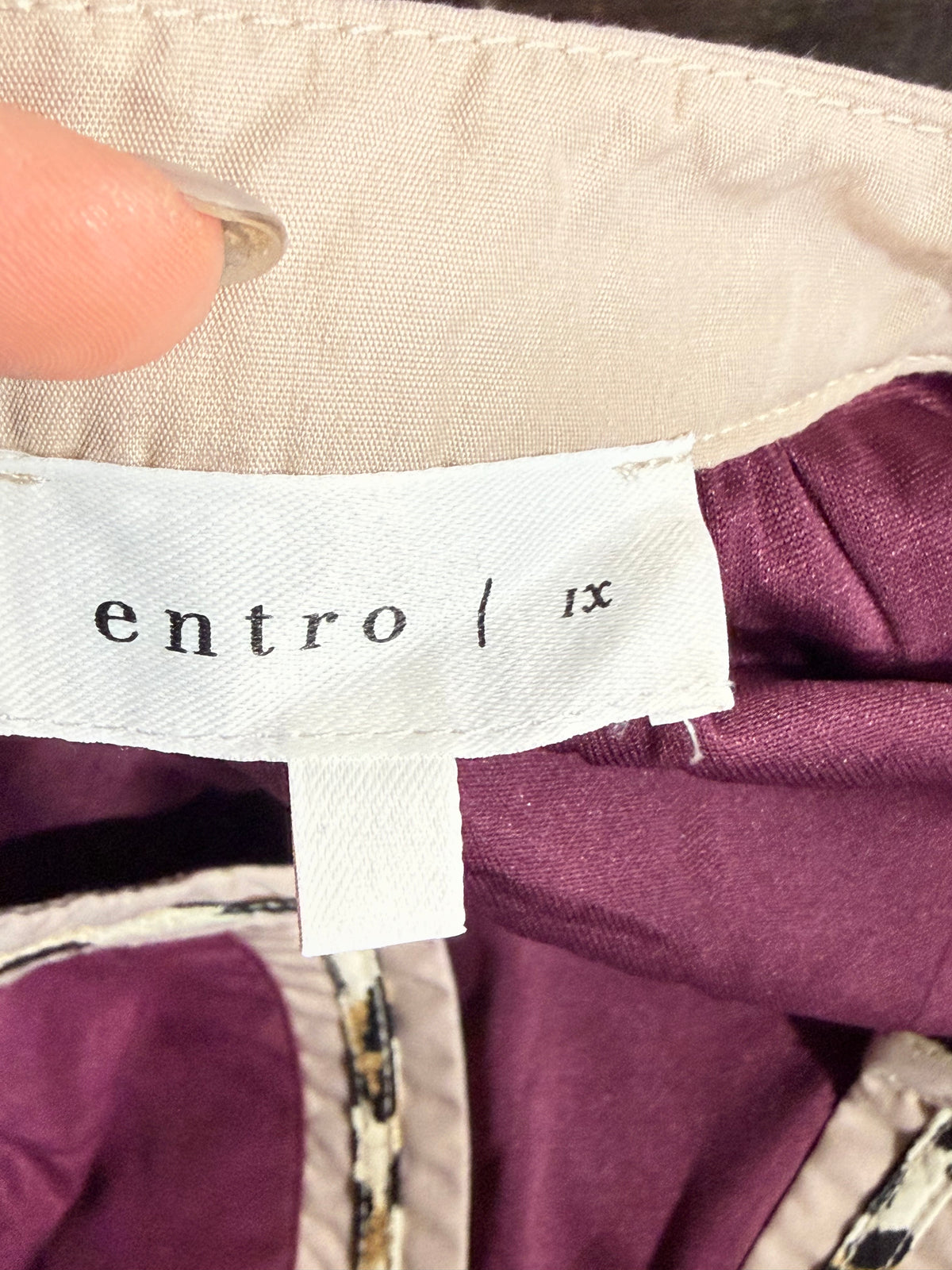 Womens Entro Midi Dress 1X EUC