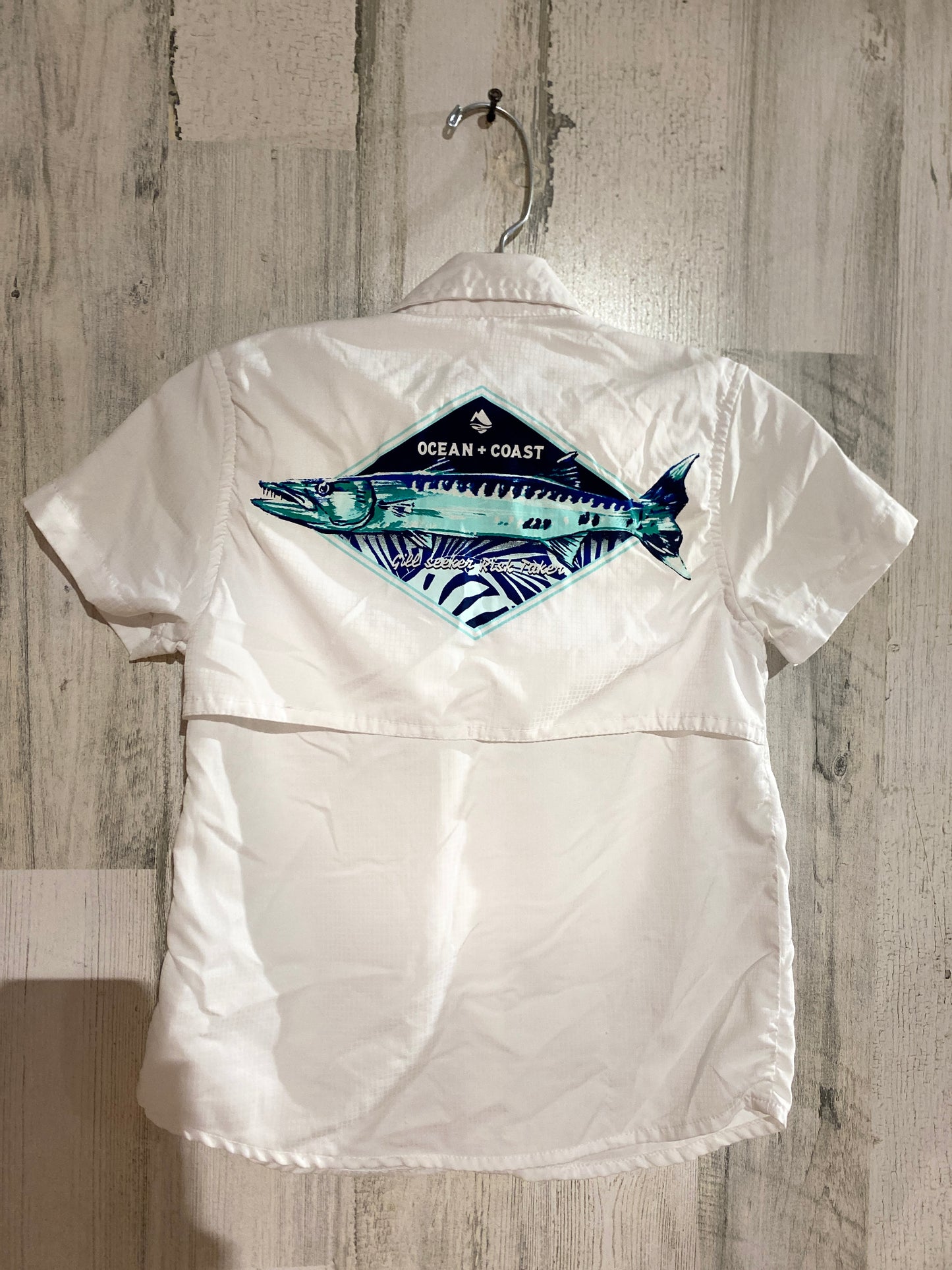 Boys Ocean Coast Button Up Sz 4T
