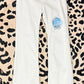 Womens Cello White Flares XL NWT