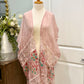 Womens Embroidered Kimono O/S