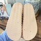 Womens Pierre Dumas Tan Rope Sandals Size 10 New
