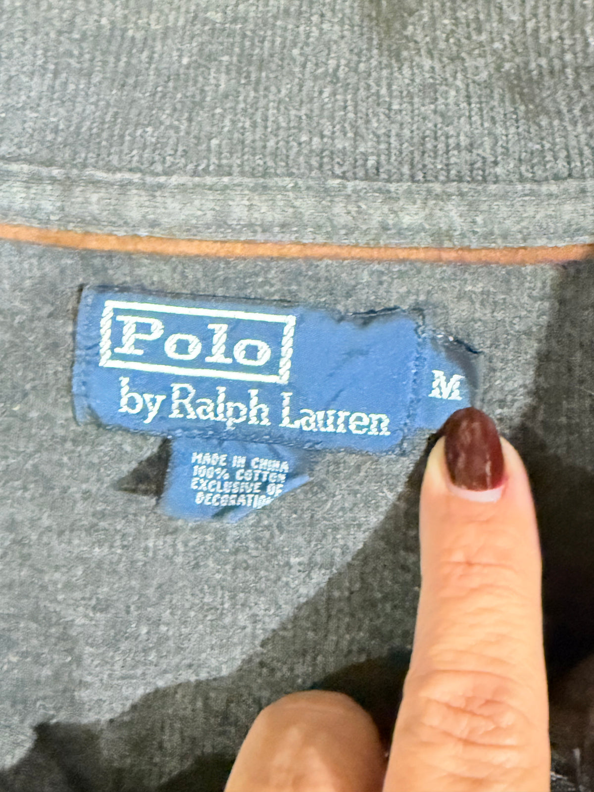 Mens Ralph Lauren 1/4 Zip Pullover Medium EUC