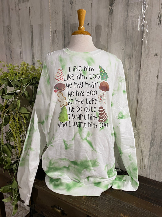 Womens Christmas Sweatshirt Size 2X