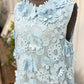 Womens J.Marie Eyelet Dress Medium Retail $195