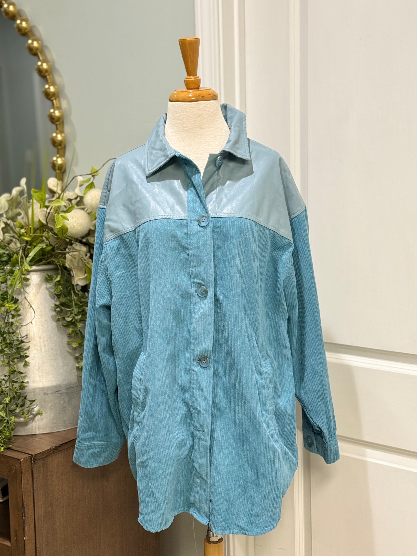 Womens Glam Shacket Size Large NWT