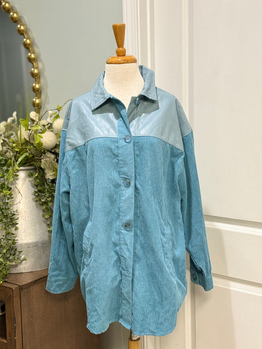 Womens Glam Shacket Size Large NWT