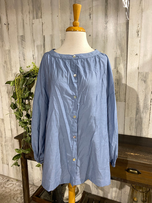 Womens NWT Gavet Button Up Top XL