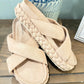 Womens Pierre Dumas Tan Rope Sandals Size 10 New