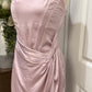 Womens Do+Be Pink Satin Cocktail Dress Size Medium