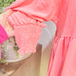Womens Dokotoo Smocked Sleeve Dress Large EUC