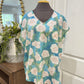 Womens Jodifl Floral Blouse Medium EUC