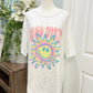 Womens Good Vibes Zutter Tshirt M/L EUC