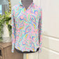Womens IBKUL Golf 1/4 Zip Large EUC