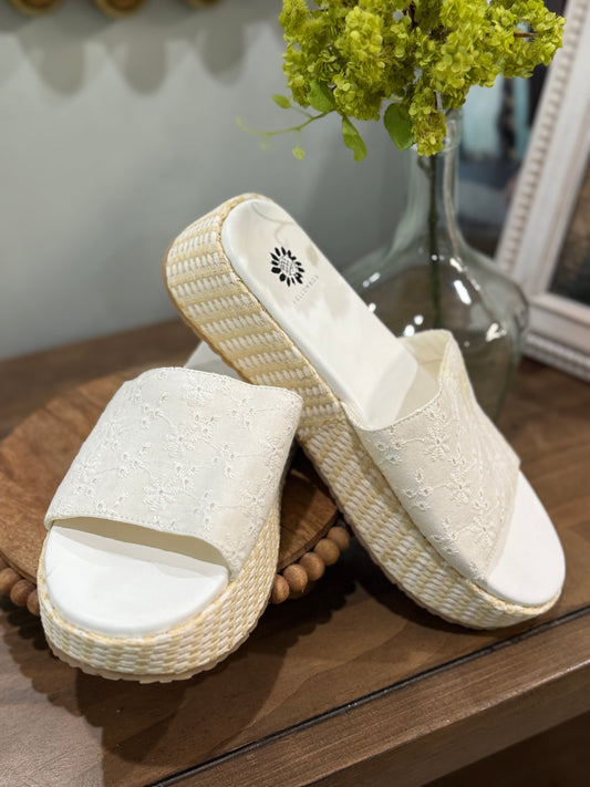 Womens Yellowbox Wedge Sandals Size 7.5