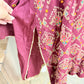 Womens Burgundy Embroidered Tunic Large EUC