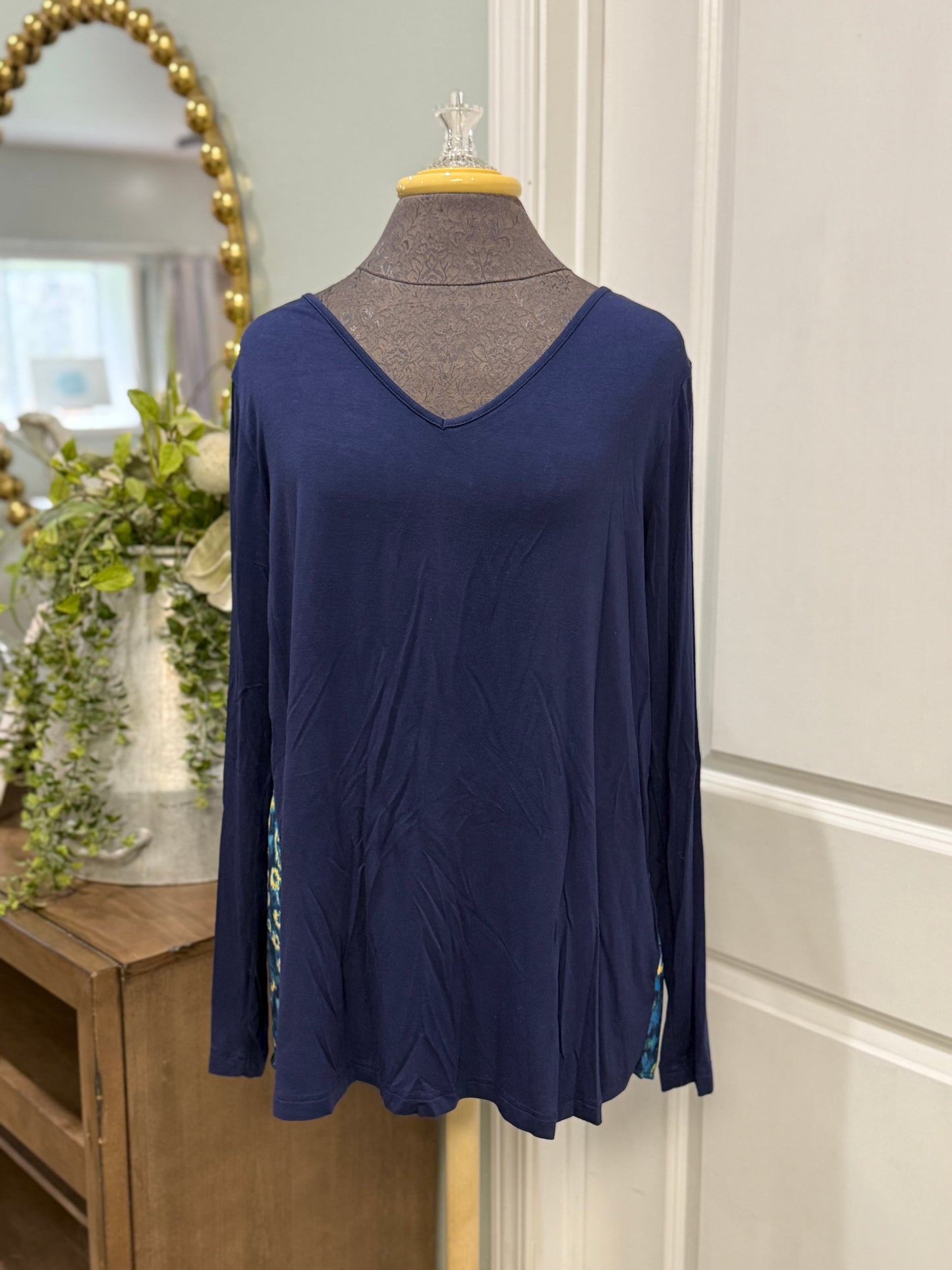 Womens Kim Gravel Blouse Medium