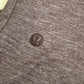 Mens Brown Lululemon Collard Polo Size Medium EUC