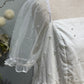 Womens White Pearl Bridal Dress Size 2XL