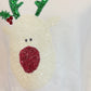 Womens Peach Love Christmas Sweatshirt Medium NWt