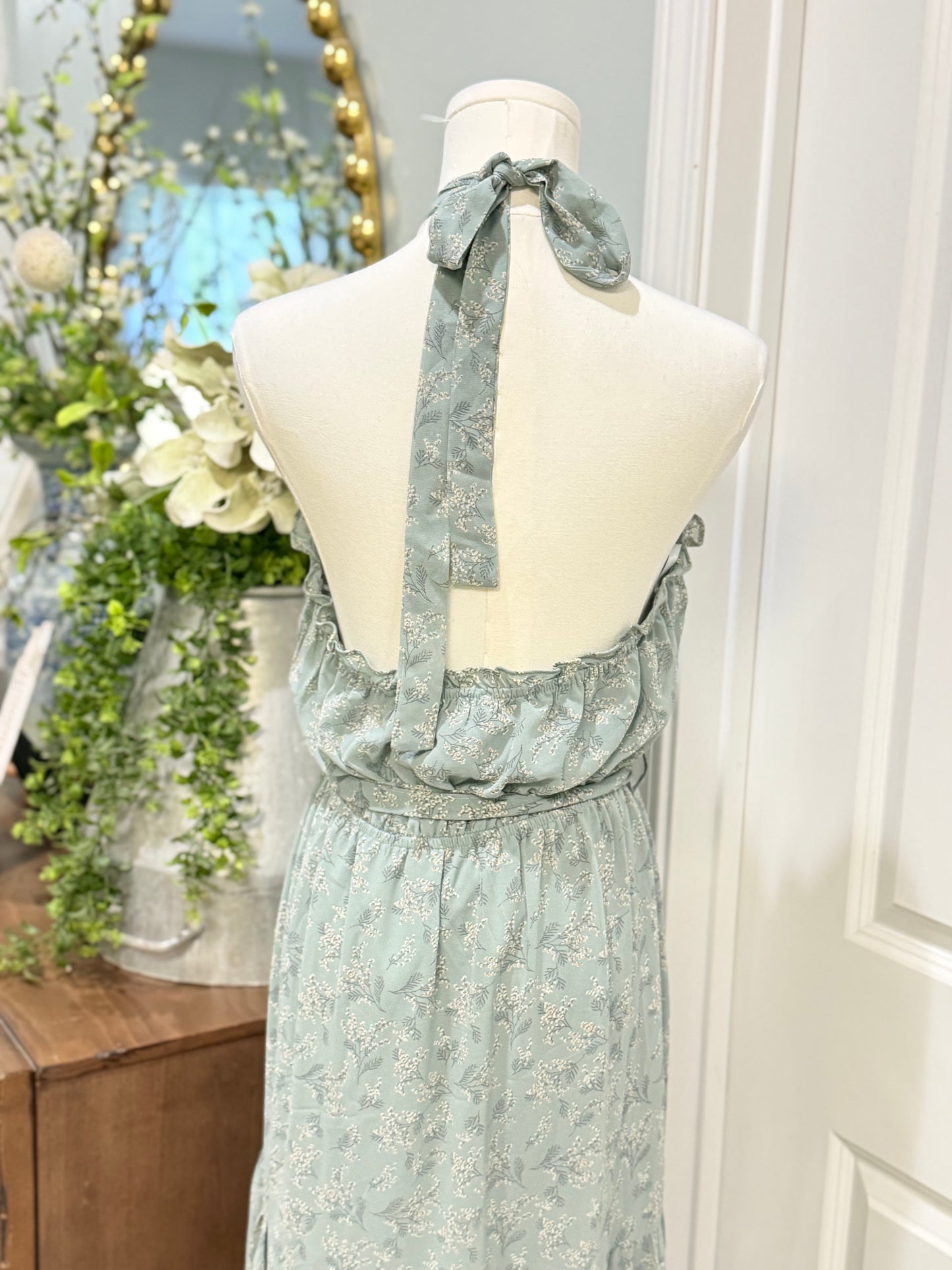 Womens She+Sky Floral Dress Small EUC