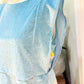 Womens KOCH Velvet Stud Blouse Medium NWT