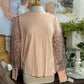 Womens Easel Blouse Large NWT