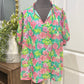 Womens Jodifl Floral Blouse Large EUC