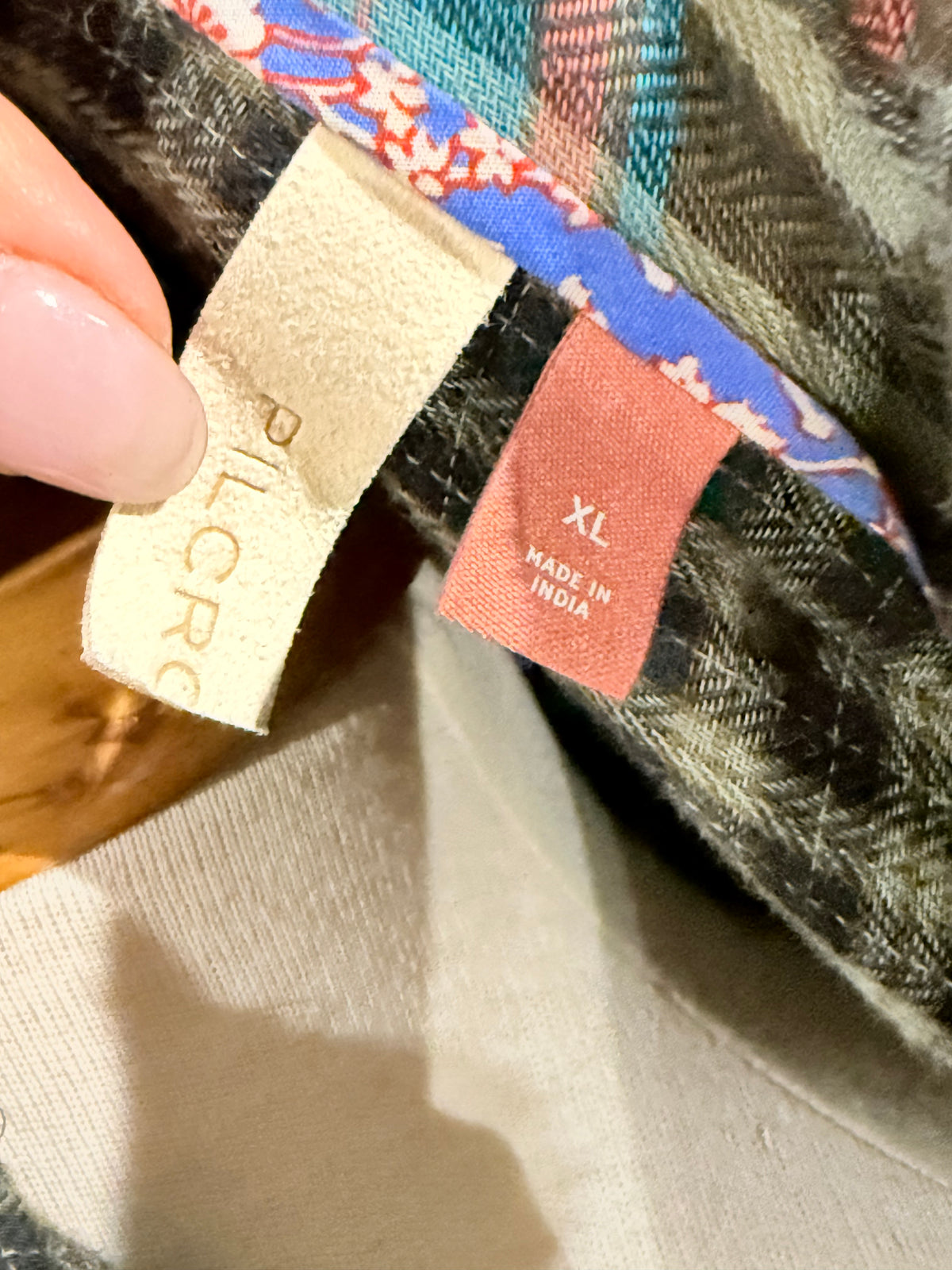 Womens Pilcro Flannel Button Down XL EUC
