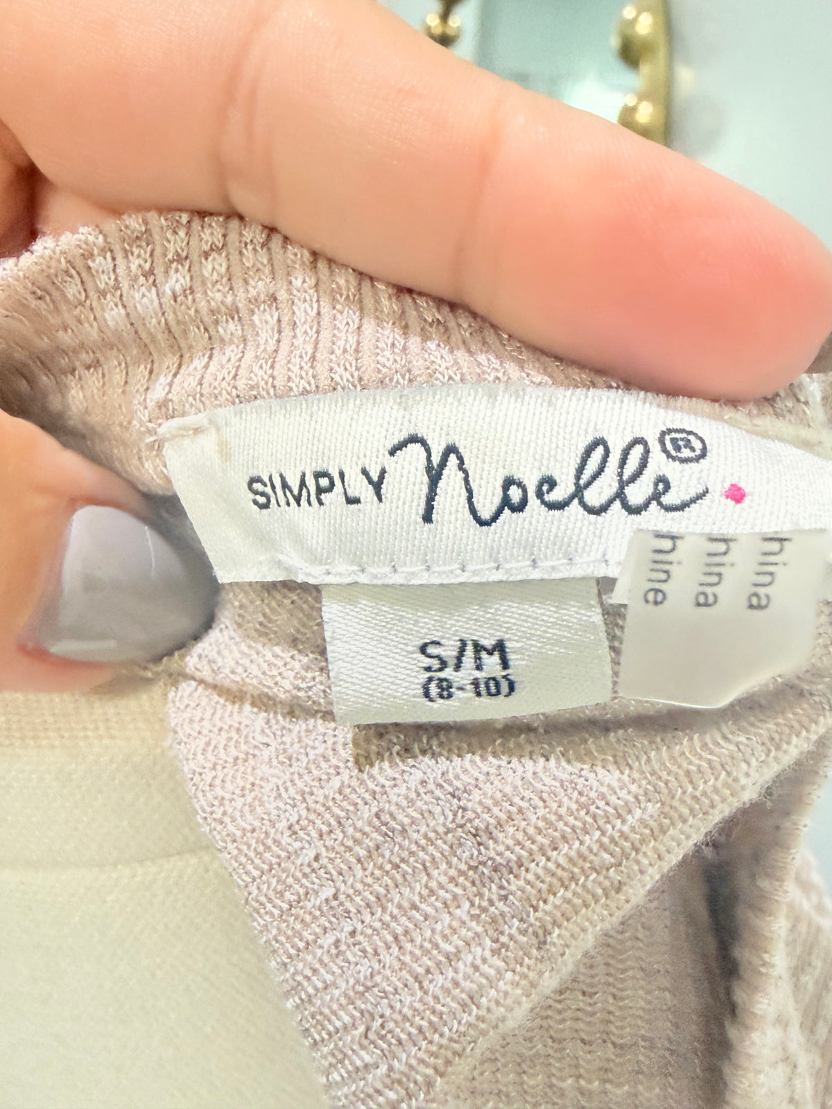 Womens Simply Noelle Tunic S/M EUC