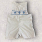 Boys Smocked Cross Romper Shortall Size 2T