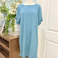 Womens Umgee Linen Dress Large EUC