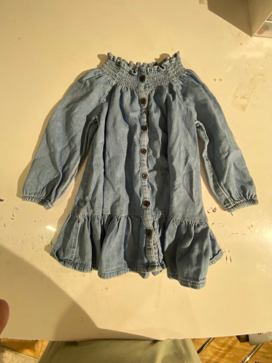 Girls Old Navy Denim Dress Size 3T