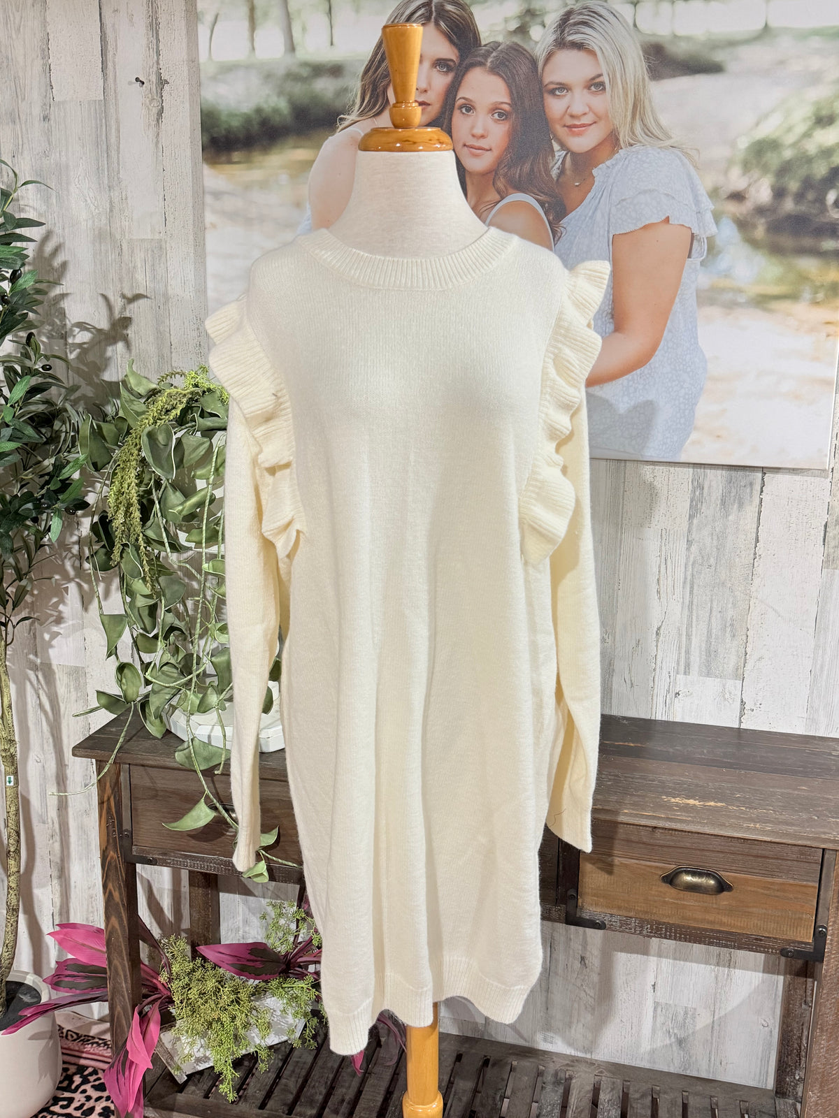 Womens Gilli Sweater Dress Large NWT